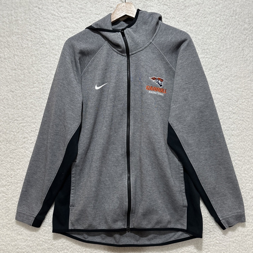 Carroll University Pioneers Women's Basketball Nike Hoodie Gray Jacket Size L